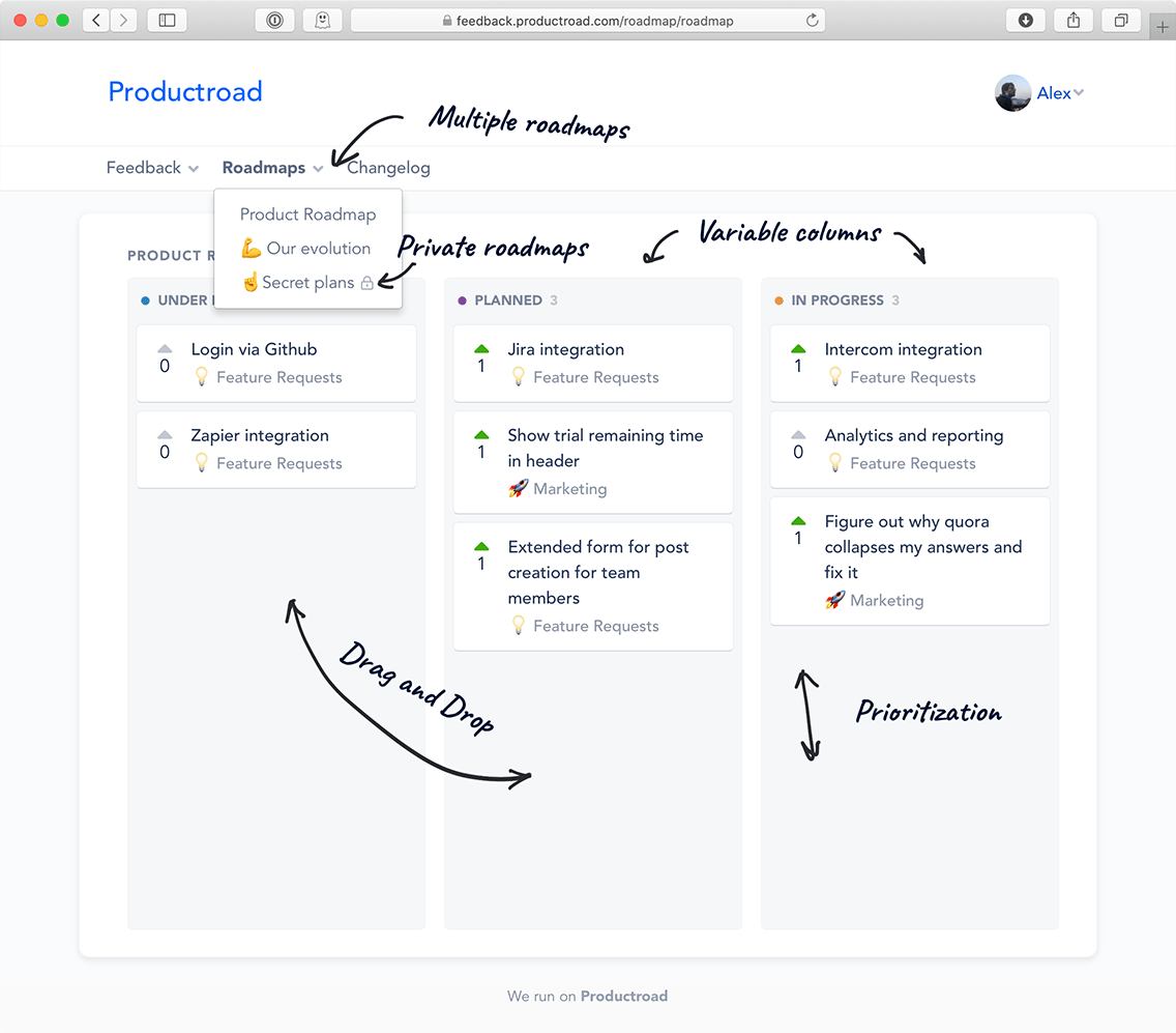 productroad is nolt alternative - roadmap